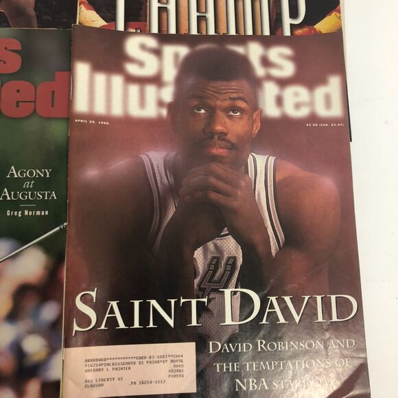 VTG SPORTS ILLUSTRATED April 1996 Issues Agony in August Greg Norman - Picture 2 of 5